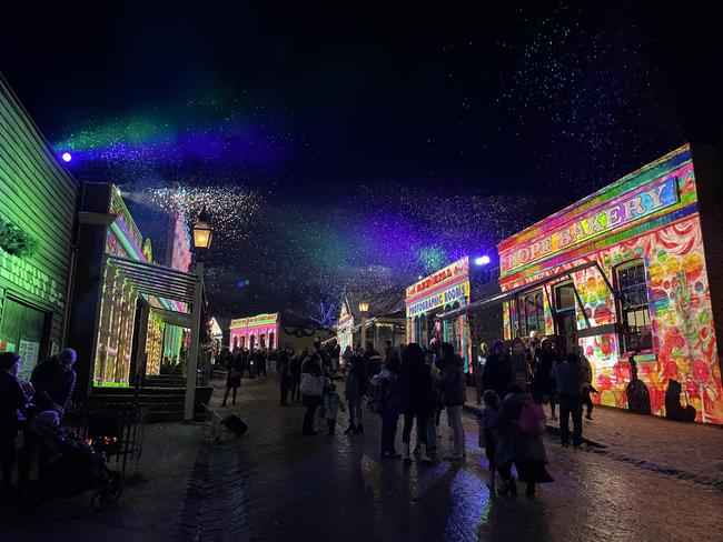 Winter Wonderlights at Sovereign Hill on June 26, 2023.