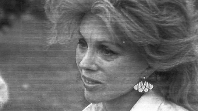 Anne Hamilton-Byrne, leader of The Family cult, shown in Melbourne in 1990.