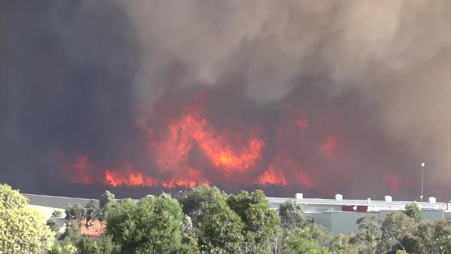 Fireballs erupt in Sunshine Coast bushfire. Credit: West Wide Productions