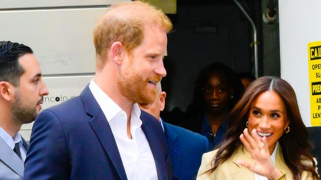 Prince Harry, Duke of Sussex and Meghan, Duchess of Sussex are seen in New York City. Picture: Picture: GC Images