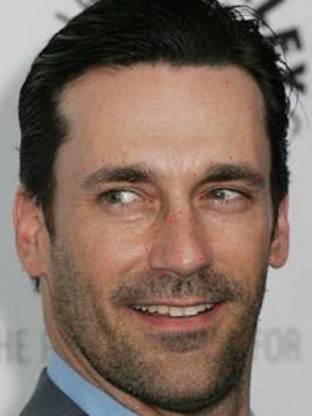 John Hamm’s face shape is oblong. Picture: OPSM