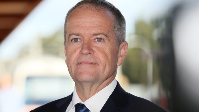 9/04/2018Federal Opposition Leader Bill Shorten at Midland Railway Station this morning.Pic Colin Murty The Australian