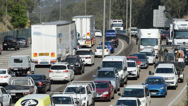 Reedy Creek traffic congestion. Picture: Lawrence Pinder.