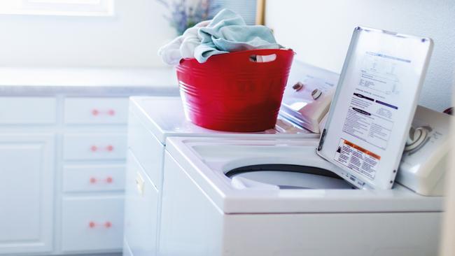 Laundry Room with washing machine. Image: iStock.