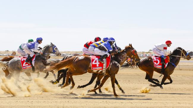 Jockey John Keating is a big fan of the Birdsville races. Picture: Salty Dingo