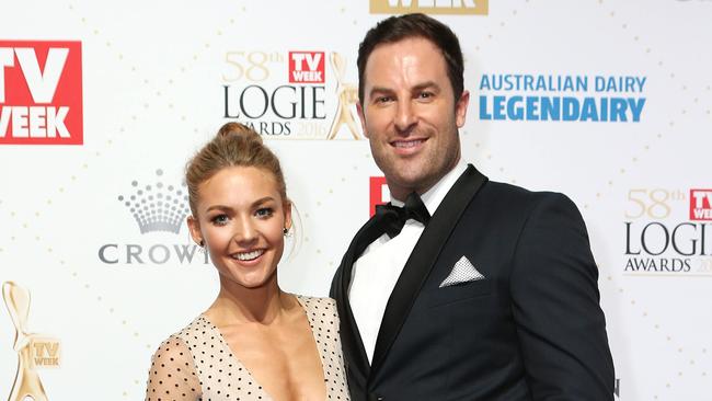 Sam Frost and Sasha Mielczarek would love to live together, but are concentrating on their careers. Picture: Julie Kiriacoudis