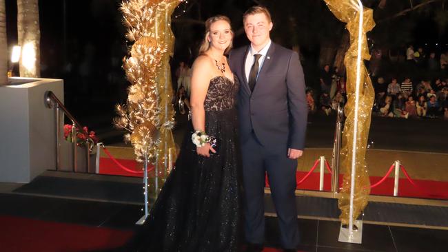 Jenah Cocker &amp; Bailey Watt at the Xavier Catholic College formal.