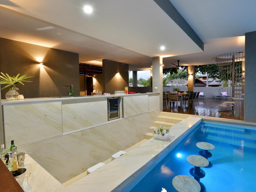 This holiday home is the only finalist with a swim-up bar. Picture: Stayz