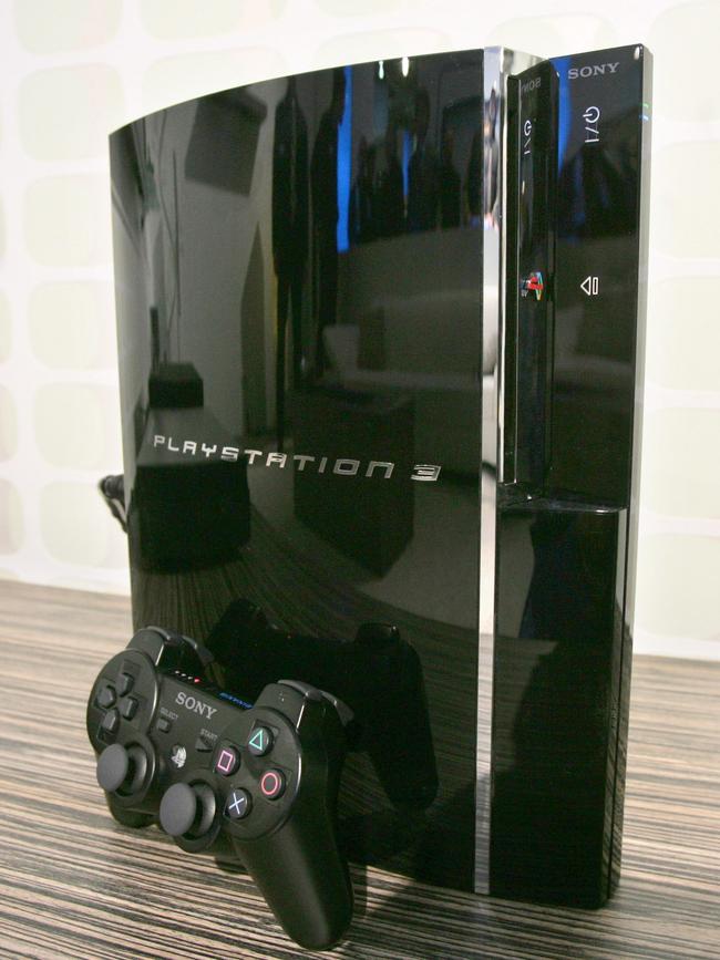 The PS3 was a very big boy before it received a slimmer redesign. Picture: AFP / John Macdougall / STF