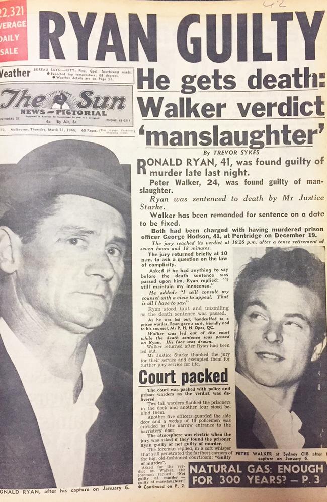 The front page of The Sun newspaper from March 31, 1966.