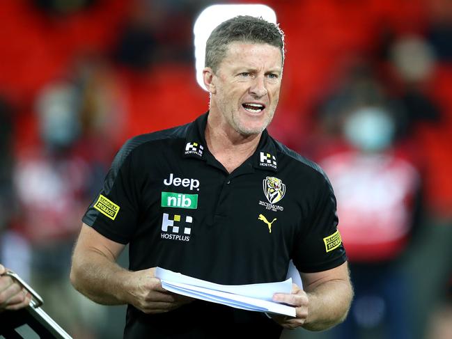 Damien Hardwick has coached the Richmond Tigers since 2010.