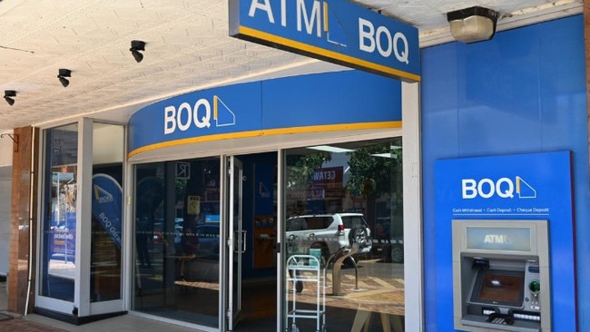 BOQ is leading the banking revolution with closures across the country as the bank buys back hundreds of franchises. Picture: NewsCorp