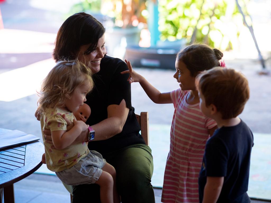 Minister for Health Natasha Fyles at the Nightcliff Family Centre. Picture: Che Chorley