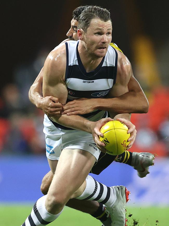 Nor was Patrick Dangerfield for Geelong. Picture: Chris Hyde/Getty Images