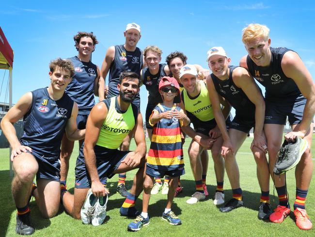 Enzo Cornejo poses for a team photo. Picture: Dean Martin