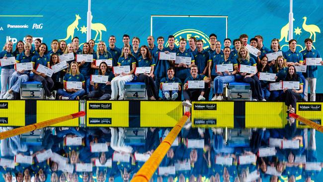 Campbell believes that this is the greatest Australian swim team ever as they prepare for the Paris Olympics. Picture: Patrick Hamilton / AFP