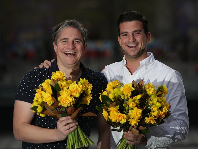 Will and Steve have signed up as Daffodil Day ambassadors.
