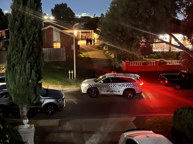 Residents woke to police lights at 1am Sunday morning after an aggravated burglary in Amarina Close at Meadow Heights.