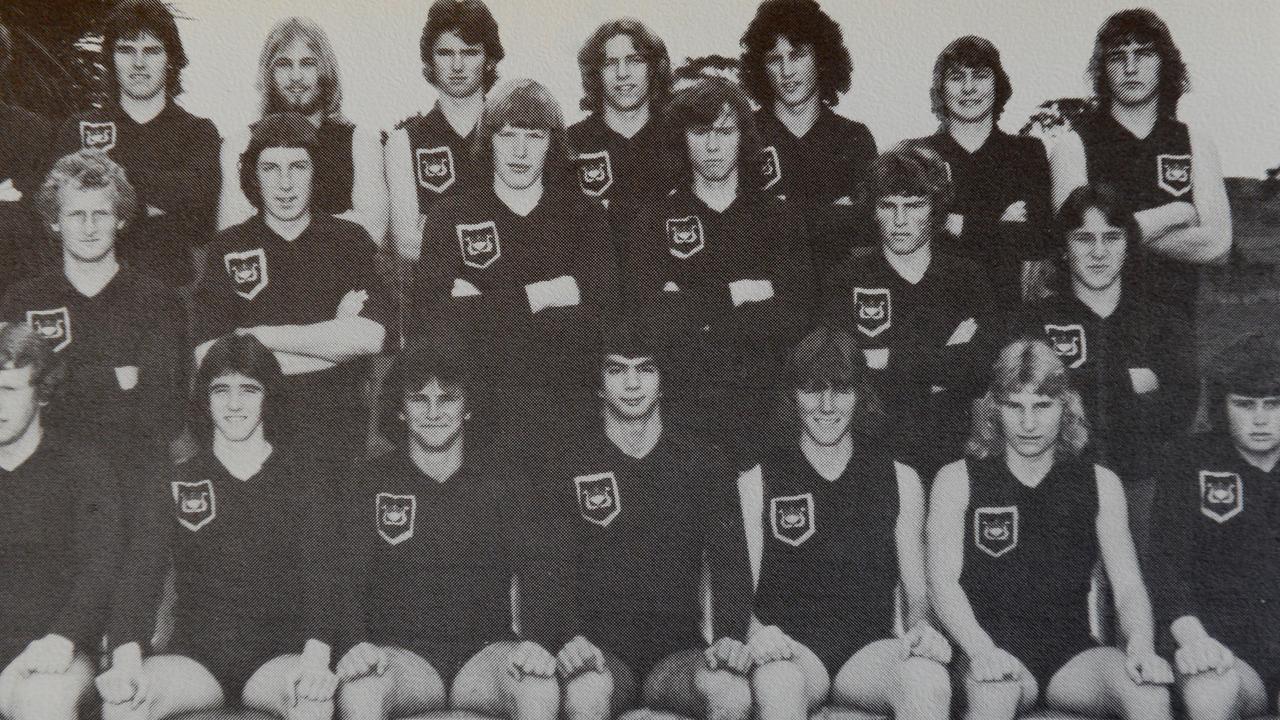 Phil Walsh pictured in Monivae Catholic school's 1972 yearbook as part of the football team. He is on the back row second from right. New Adelaide Crows coach Phil (Phillip) Walsh's home town of Hamilton in Victoria. Photo Sam Wundke.