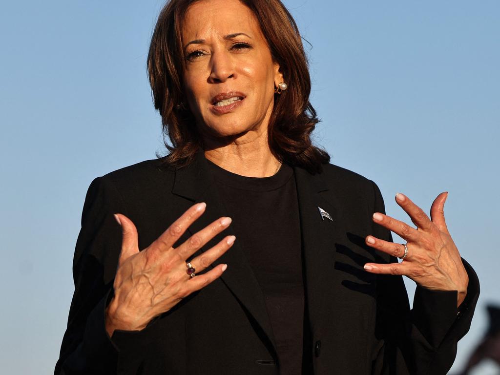 Harris has faced backlash in recent weeks for a “softball” media blitz. Picture: Mario Tama / Getty Images North Amerca