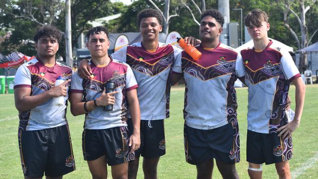 Warba Wangarunya Rugby League Carnival, under-17 boys, Yunba Buddas versus Gracemere Goannas, Saleyards Park, Rockhampton, January 19, 2024.