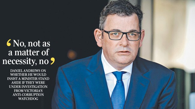 ‘Who IBAC investigates and who assists IBAC with their inquiries is a matter for IBAC,’ says Victorian Premier Daniel Andrews. Picture: Getty Images