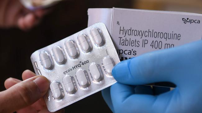 Australians have been warned against importing or self-;rescribing hydroxychloroquine. Picture: AAP.