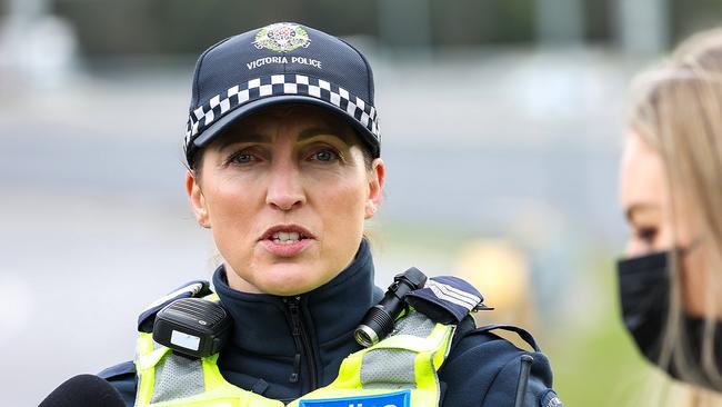 Sgt Heather Allen of Casey highway patrol said speed and fatigue were being investigated as part of the accident probe. Picture: NCA NewsWire / Ian Currie