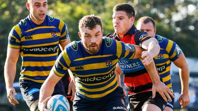 Sydney Uni’s captain in action against Norths. Pic: Karen Watson.