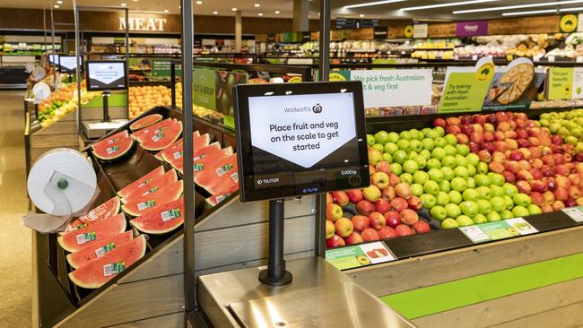 Woolworths boss Brad Banducci says soaring food and grocery inflation across the supermarket aisle has begun to moderate. Picture: Dallas KIlponen