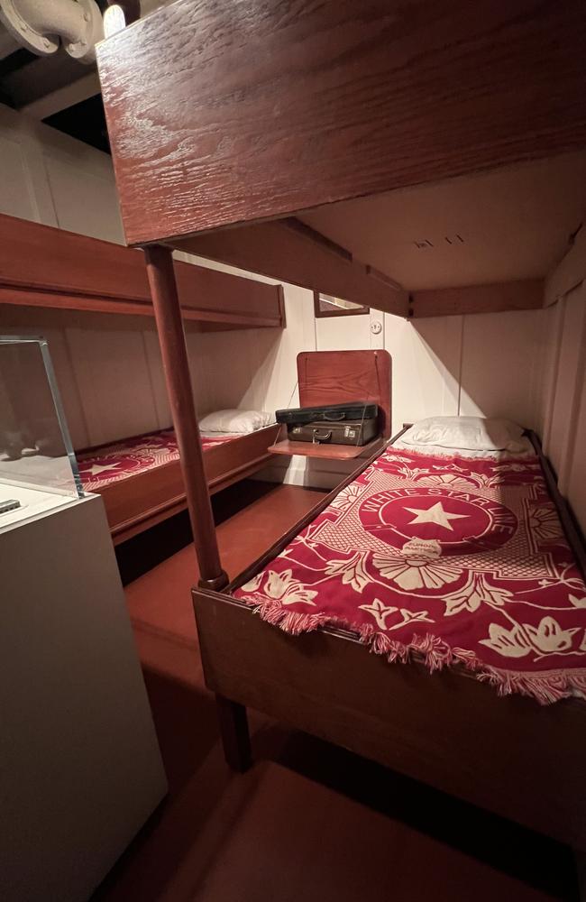 Third class cabins looked like this and were often shared by strangers.