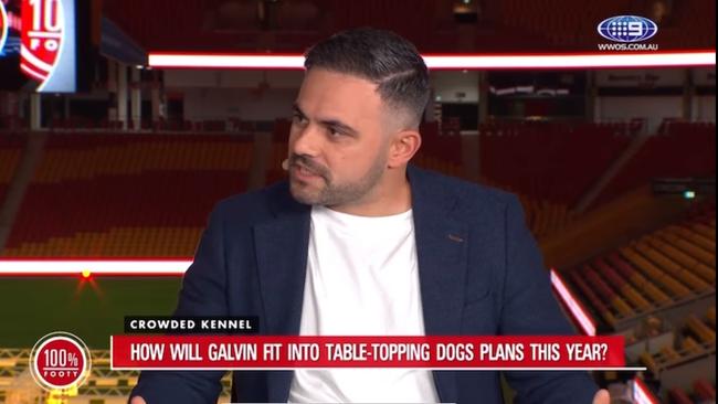Michael Chammas questioned whether Gould had been misleading about the Bulldogs’ pursuit of Lachie Galvin.