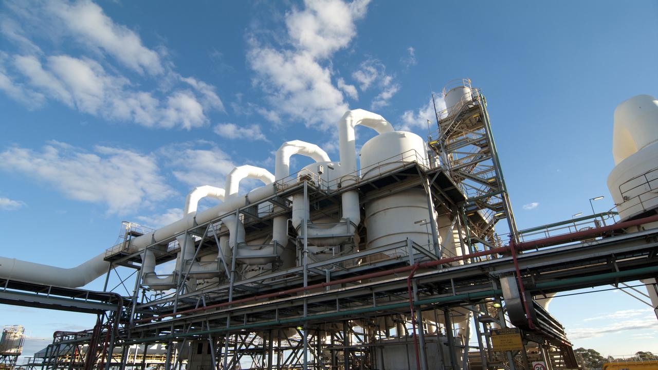 BHP’s nickel smelter in Kalgoorlie in Western Australia.