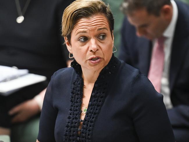 CANBERRA, AUSTRALIA, NewsWire Photos. MARCH 19, 2024: Michelle Rowland during Question Time at Parliament House in Canberra. Picture: NCA NewsWire / Martin Ollman