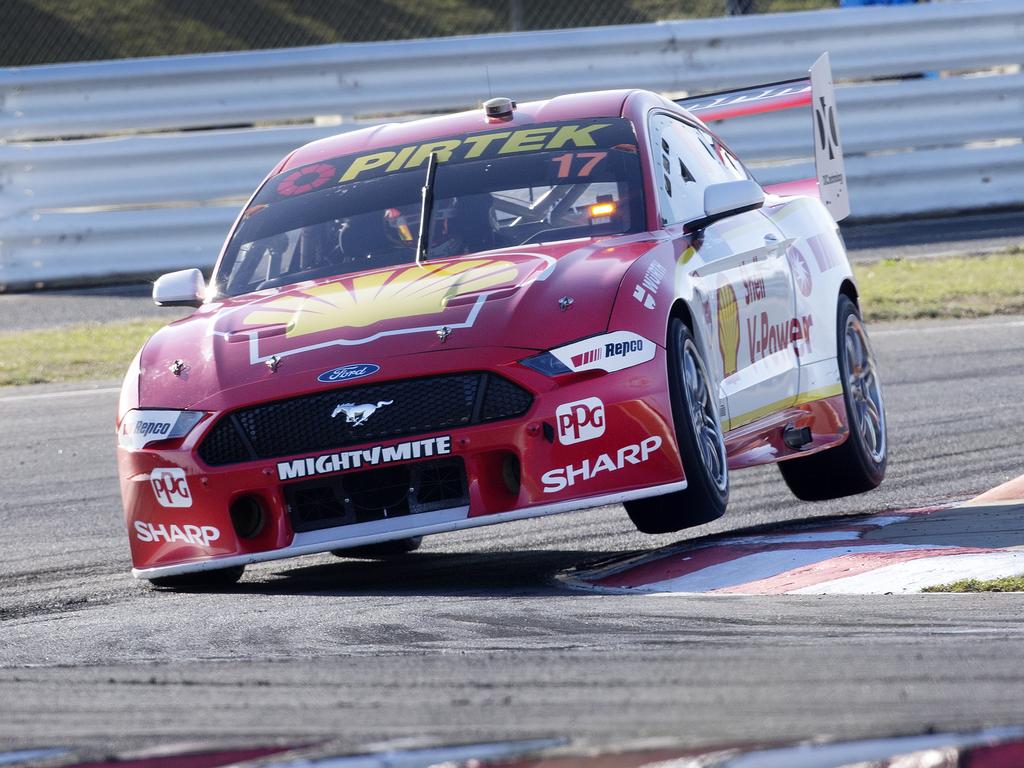 Ford star Scott McLaughlin has continued the Mustang’s unbeaten ...