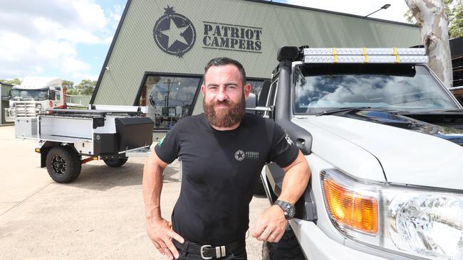 Patriot Campers co-founder Justin Montesalvo is ramping up production to chase more sales in the US. Photo: Richard Gosling