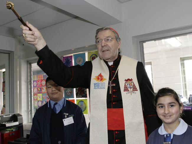 Blessing new buildings at St Jerome's Catholic Primary School, Punchbowl.