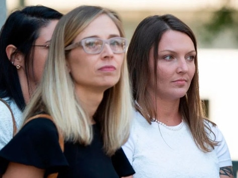 Annie and Maria Farmer, her sister, who introduced the then 16-year-old to Jeffrey Epstein and Ghislaine Maxwell. Picture: Supplied