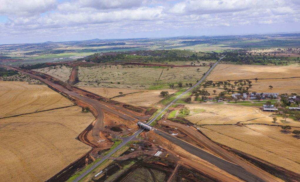 Nexus has shared photos of the Toowoomba Second Range Crossing on its Facebook page. Picture: Above Photography PTY LTD