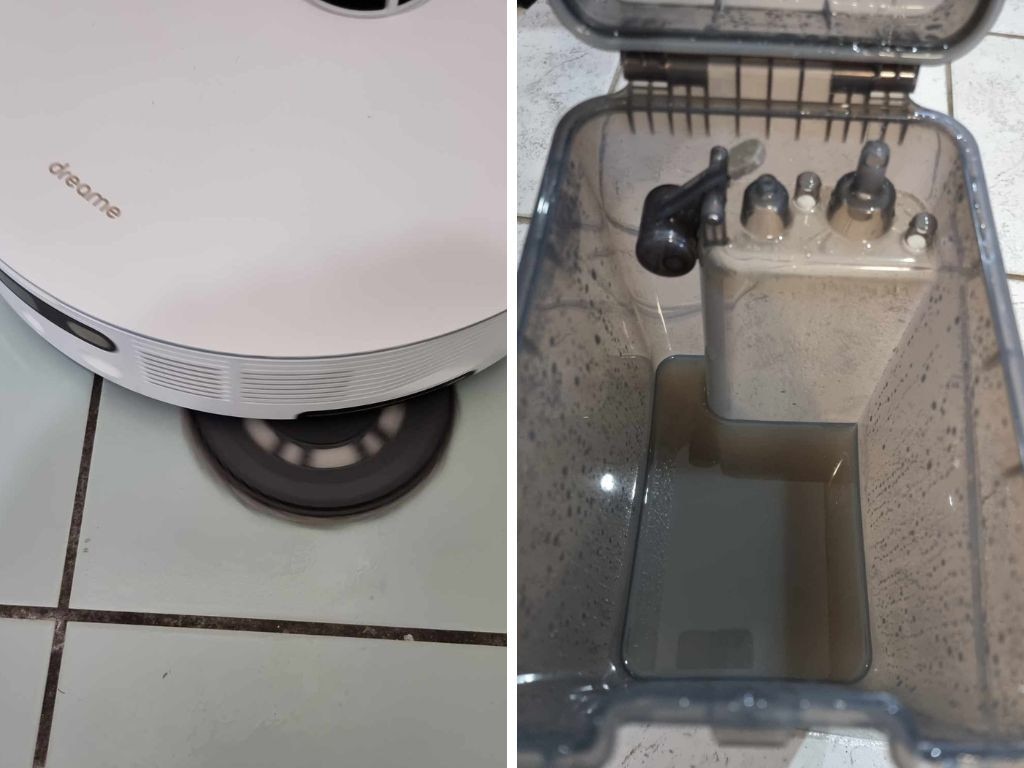 Dreame's L20 Ultra premium robot vac left our floors with an "unbeatable clean". Picture: Tahnee-Jae Lopez-Vito/news.com.au.