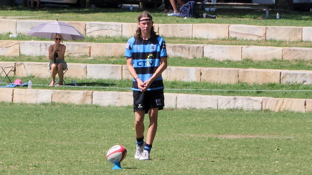 Sunshine Coast junior rugby union talent Nate Thompson.