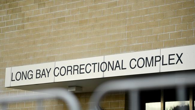 Signage at the Long Bay Correctional Complex in Sydney. (AAP Image/Joel Carrett)