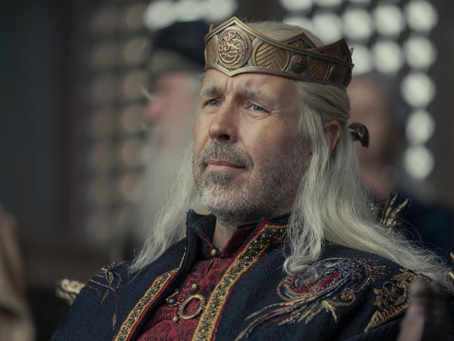 Paddy Considine as Viserys I Targaryen in House of the Dragon. Picture: HBO/BINGE/FOXTEL