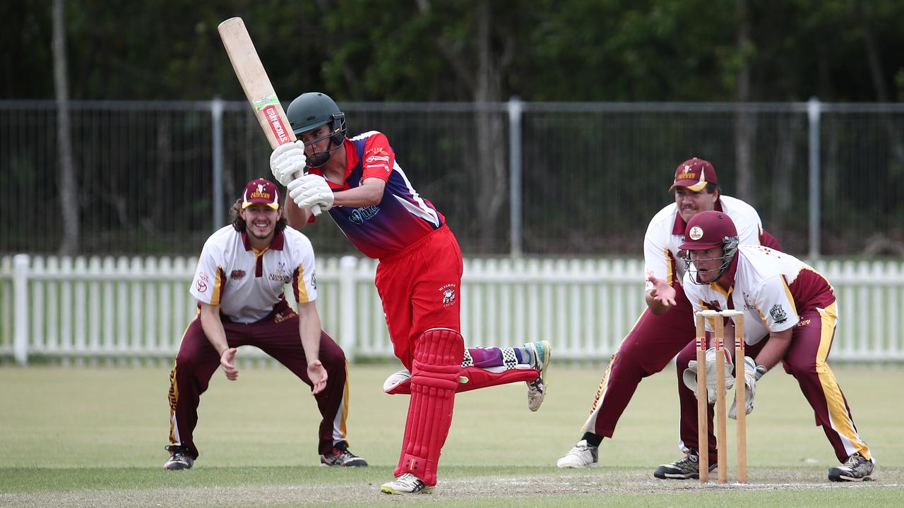 Mulgrave's Kai Stuchbery bats in the Cricket Far North Round 10 match between Mulgrave and Atherton, held at Walker Road sports complex, Edmonton. Picture: Brendan Radke