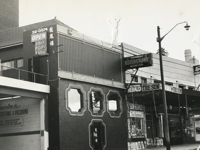 The Nightingale Chinese restaurant, circa 1974, established by Martin Kwok at Edgecliff. Picture: Courtesy Juanita Kwok