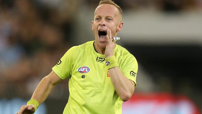 Ray Chamberlain is set to umpire AFLW games this season. Picture: Michael Klein