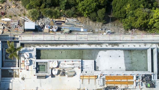 The roof of Hemsworth’s Byron Bay home. Picture: Media Mode