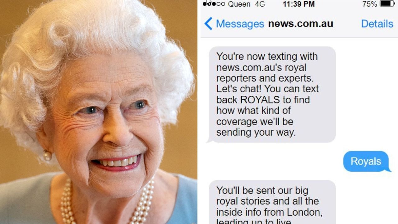 Text live with news.com.au's royal reporters and experts.