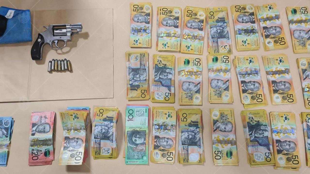 Drugs and cash found in Pinelands by police. Picture: Supplied by NT Police