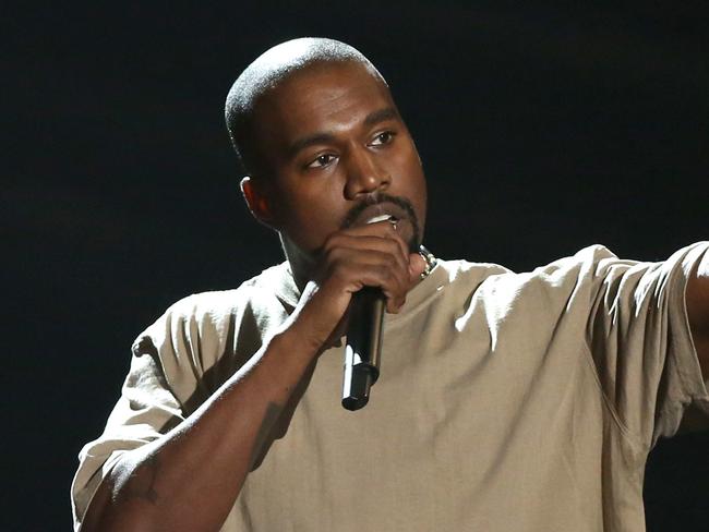 FILE - In this Sunday, Aug. 30, 2015, file photo, Kanye West accepts the video vanguard award at the MTV Video Music Awards at the Microsoft Theater in Los Angeles. The organizers of the Governors Ball said events scheduled to include West and Death Cab for Cutie on Sunday, June 5, 2016, weren't going to be held "due to severe weather and a high likelihood of lightning in the area." (Photo by Matt Sayles/Invision/AP, File)